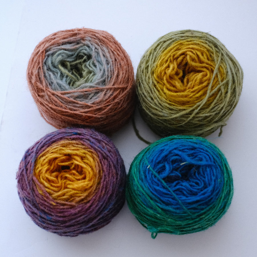ラトビア ウール毛糸 Latvian Wool Yarn 特別4個セット