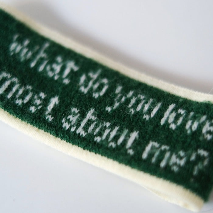 【fmfs】leg band logo weave - green
